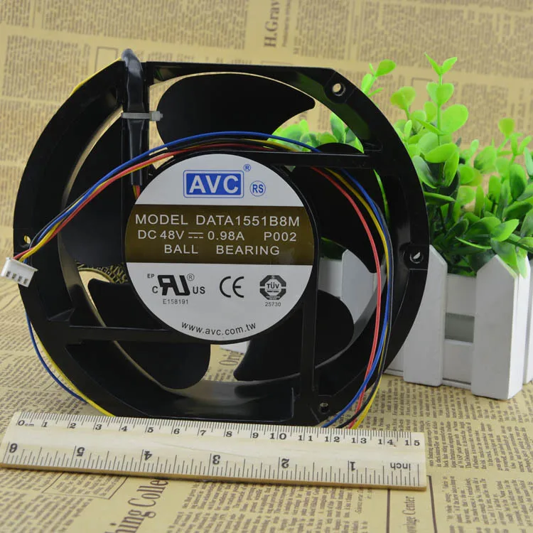 Для AVC 17251 DATA1551B8M 48 В 0.98A металлический корпус Высокая термостойкость