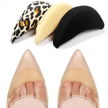 Semelles intérieures Anti douleur pour femmes, 1 paire de coussinets d'insertion pour l'avant pied, talons hauts, bouchons d'orteils, demi éponge 