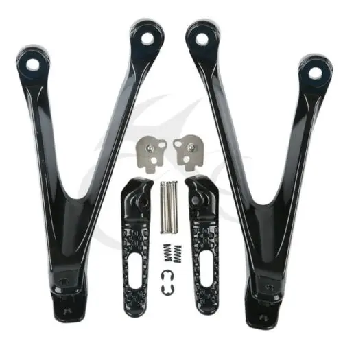 Motorcycle Rear Passenger FootPeg Footrest Bracket Set For HONDA CBR1000RR 2004-2008 2007-18 motorcycle accessories,motorcycle footrests,motorcycle foot pedals