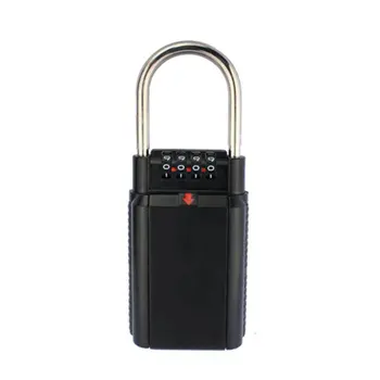 

Cat Eyes Key Lock Box Wall Mounted Aluminum alloy Key Safe Box Weatherproof 4 Digit Combination Key Storage Lock Box