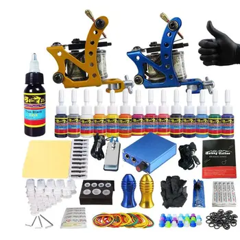 

TK203-37 Tattoo equipment tool accessories wholesale student tattoo machine set secant fogging European tattoo tattoo set