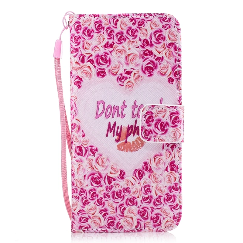 LoveRose Кожаный чехол-портмоне с откидной крышкой для samsung Galaxy J7 Neo J701 S8 S9 плюс S3 S4 S5 S6 S7 края для Iphone 5, 5s, se, 6, 6s 7 8 Plus iPhone X - Цвет: LoveRose