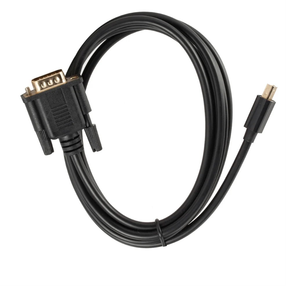 DisplayPort to VGA Cable Adapter 1.8M 1080P For HDTV Monitor MacBook Air Pro