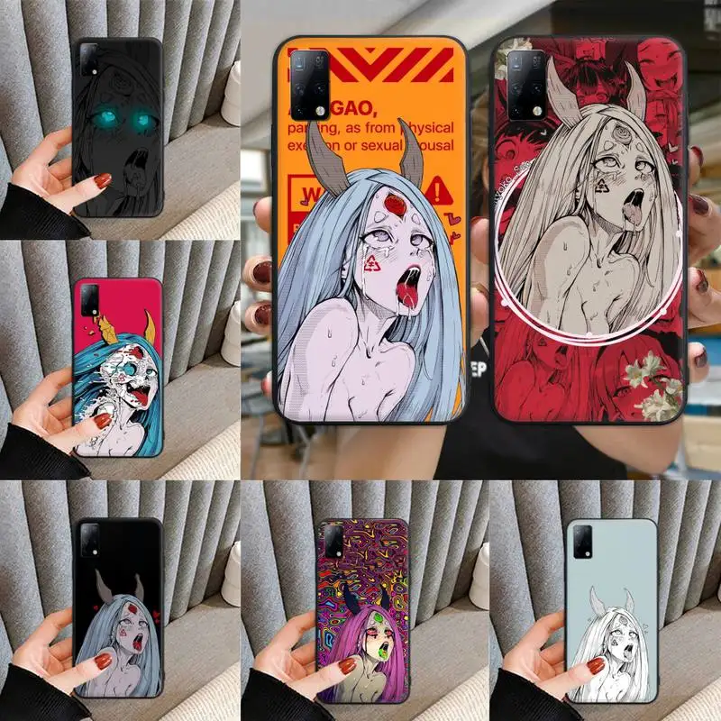 Чехол для телефона Ahegao INS ootuuki-Kaguya xiaomi note10 note3 note2 max3 max2 9 8 6 5 lite pro plus se мягкие чехлы |