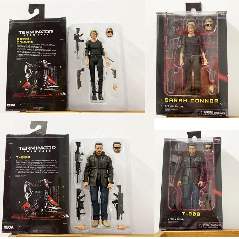 Новый тип NECA Terminator T 800 Dark Fate Сара экшн фигурка Коллекционная модель игрушка