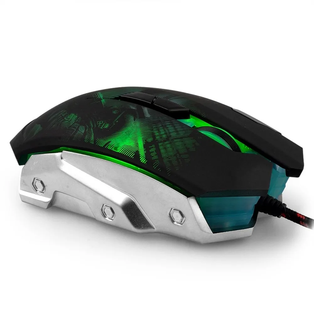 LUOM G70 G7 8D 4000 dpi 3200 dpi оптическая USB Проводная игровая мышь 8 кнопок противоскользящая стильная мышь для игрового конкурса компьютерная мышь