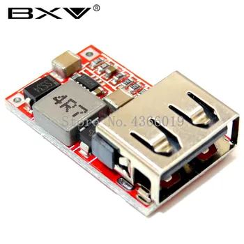 

DC 6-24V 12V/24v to 5V USB Output Charger Step Down Power Module Mini DC-DC Step Up Boost Module Power Adjustable Buck Converter