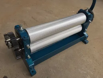 

86*500mm beeswax foundation machine with 5.35mm cell size to russia