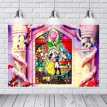 

Photography Backdrops Beauty Beast House Castle Custom Photo Studio Backdrop Background Vinyl Photo Background