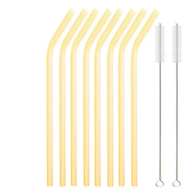 8pcs Gold Bent