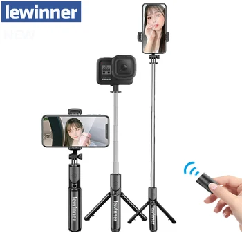 

Lewinner Wireless Selfie-Stick Monopod Tripod S03 Bluetooth selfie stick for Huawei Xiaomi iPhone Gopro 7 6 5 Sports Action