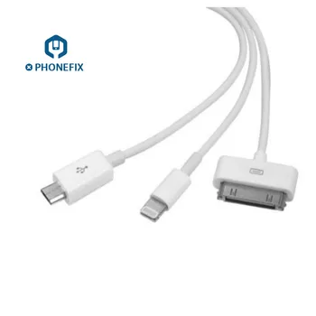 

3 In 1 USB Charging Cable Lighting Dock Micro for iPhone for Samsung HTC LG Android Huawei USB Charge Line