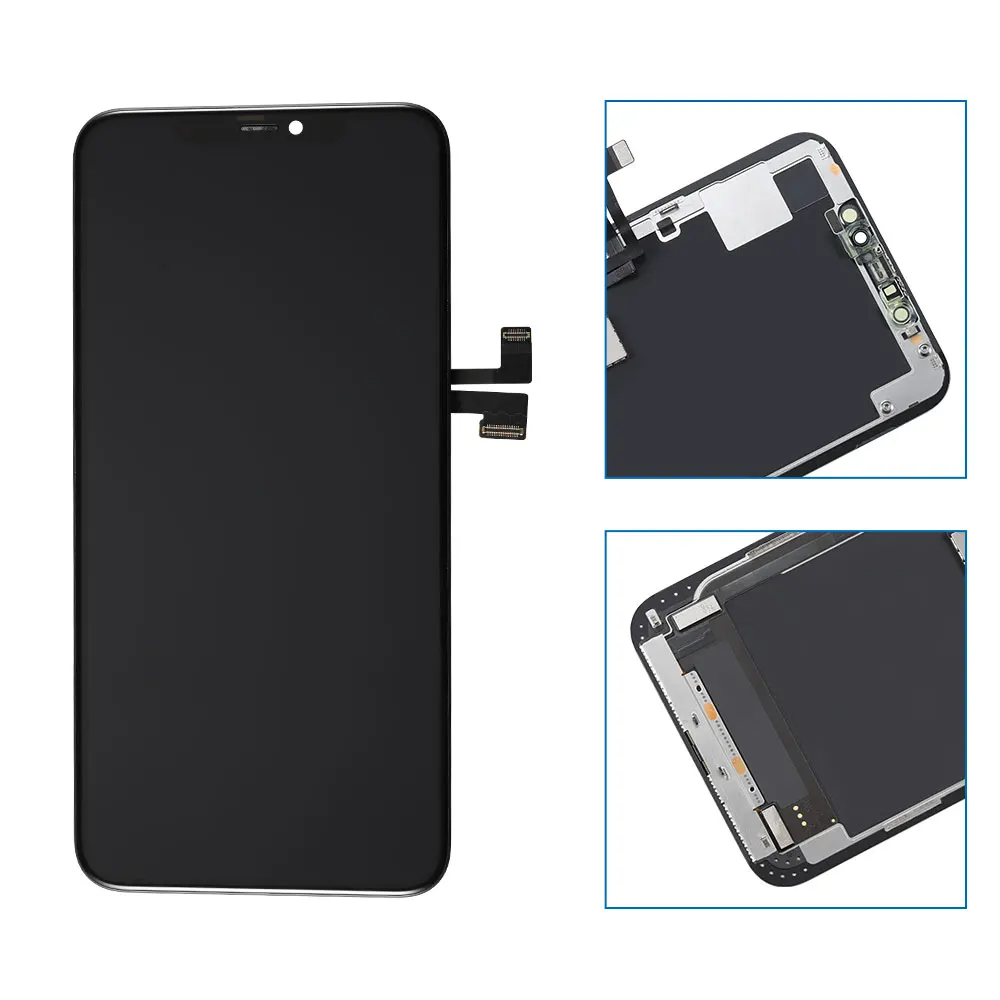 

AAA Quality For iPhone 11 Pro MAX LCD Display Touch Screen Digitizer Assembly For iPhone 11 X Black LCD Display with Tools