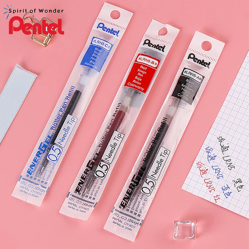 

1 Adet Pentel Gel Pen Refill LRN5 Press Refill 0.5 Suitable for BLN75 Smooth and Quick-drying Student Exam Stationery