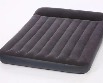 

Hot-selling Explosion-proof Luxury Built-in Pillow Flocking Double Inflatable Mattress Air Mattress Bed Camping Mattress Air Bed