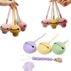Bebê silicone chupeta titular mamilo infantil caixa de armazenamento de grau alimentício silicone gel cogumelo portátil chupeta recipiente caso bpa livre