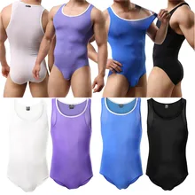 YUFEIDA сексуальные мужские трусы фитнес-боди цельный комбинезон Мужское нижнее белье Ночное борцовское трико Клубная одежда