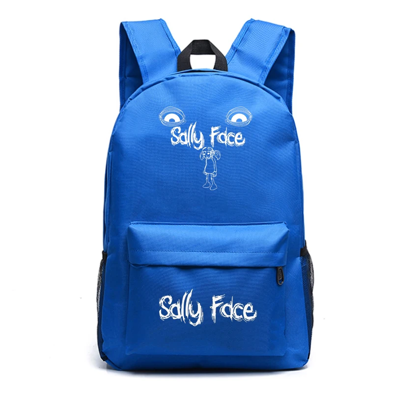 6 Высокое качество Sally Face рюкзак для учеников, мальчиков и девочек обратно в школьный подарок сумки Мода Холст Путешествия Mochila для мужчин и женщин подростков - Цвет: 6