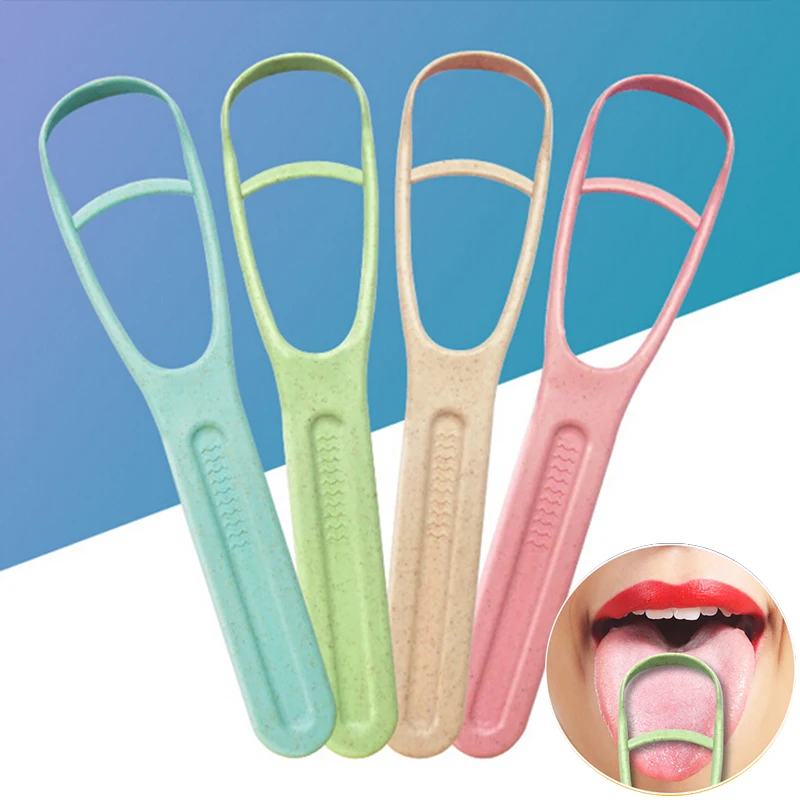 Tongue Scraper Remove Bad Breath Tongue Coating Cleaner Fresh Breath Make Oral Mouth Hygiene Toothbrush Cleaner Tools 16*3.5cm