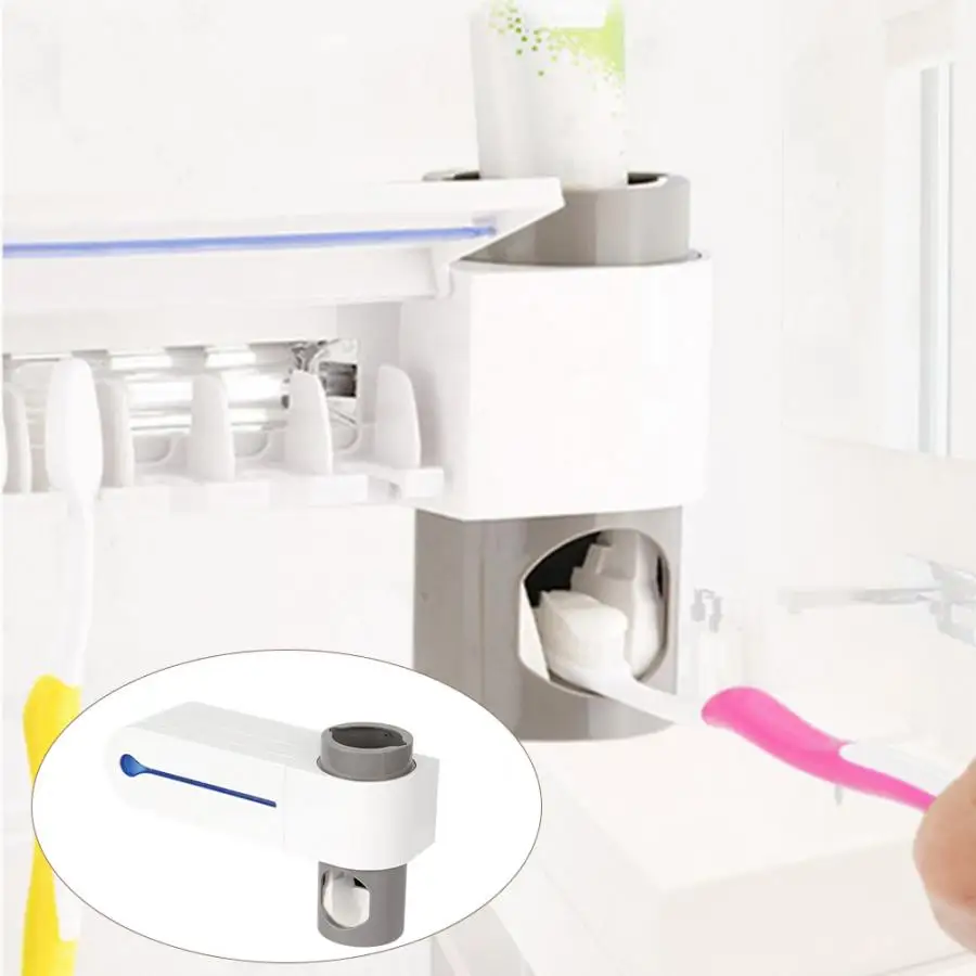 Wall mount подстаканник 3 в 1 Зубная щётка стерилизатор UV дезинфекция держатель