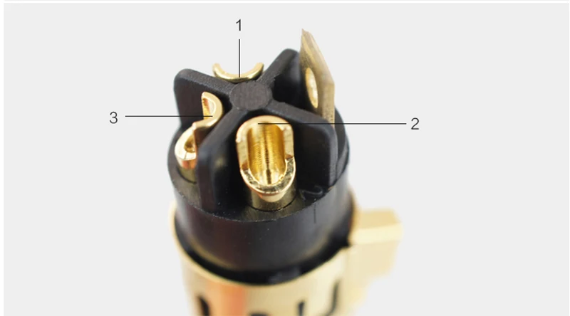 Алюминиевый корпус позолоченный Аудио Адаптер XLR 3Pin мужской/женский аудио адаптер соединитель конвертер HIFI баланс кабель G1045