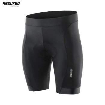 

ARSUXEO 2019 Men's Cycling Shorts 3D Padded Shockproof Tights Mountain Bike Bike Shorts Bicycle MTB Road Downhill Bermuda 563