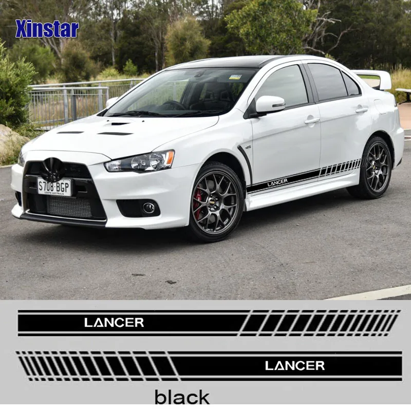 2 шт. наклейка на кузов автомобиля для MITSUBISHI ASX outlander lancer