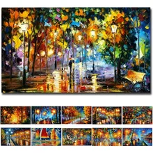 2014 Hand Painted Painting Oil Canvas lovely couple oil painting for Living room Wall Art Home Decor Modern Abstract Picture Set