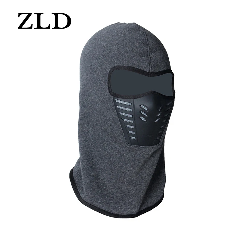 ZLD ветрозащитные шапочки Skullies для мужчин и женщин, маска для лица, осенне-зимняя шапка, дышащая Флисовая Балаклава