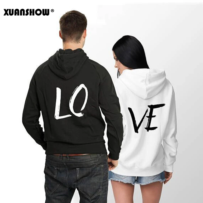 XUANSHOW 2020 Новое поступление весенние осенние толстовки одежда для влюбленных пар