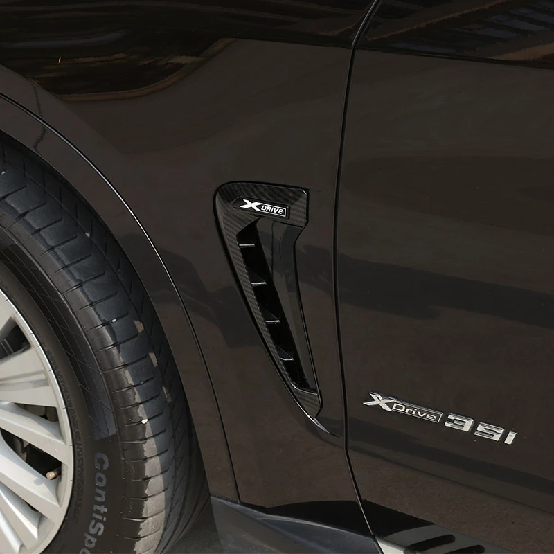 For BMW F15 X5 F85 X5M SUV 2014 xDrive Emblem Logo Decoration Side Fender Vents