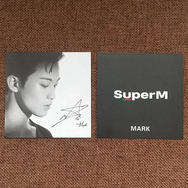7 шт./компл. SuperM новые Albun Lomo карты Новая мода Кристалл карты для поклонников коллекция подарок
