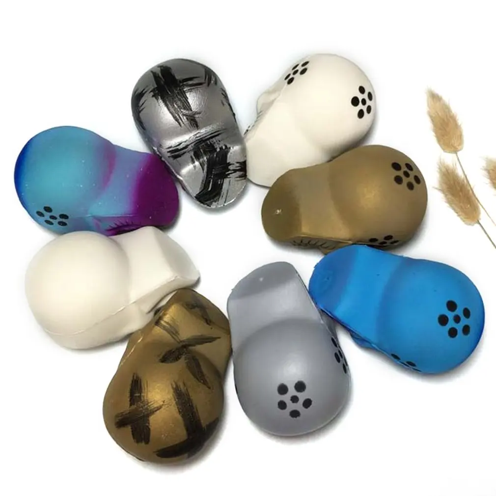 8.5CM Squishy Halloween Skull Head Slow Rising Soft Colorful Squeeze Bread CakeKid Christmas Toy Gift Anti-Stress Toys