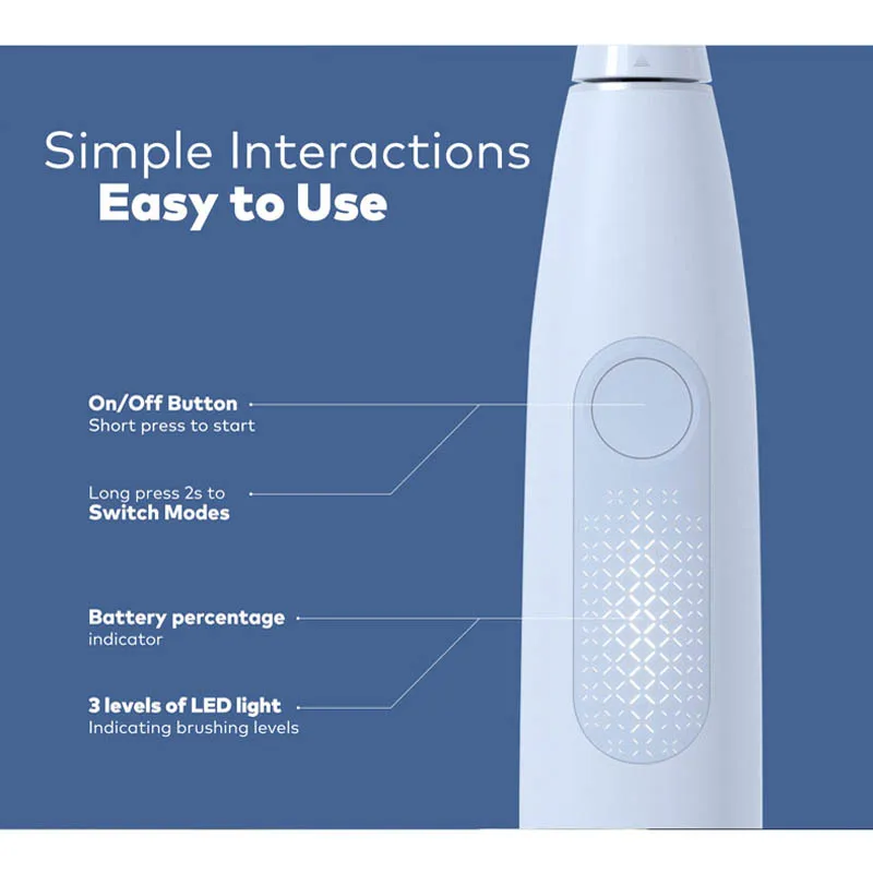 Global Version Oclean F1 Sonic Electric Toothbrush IPX7 Waterproof Smart Toothbrush Fast Charging Three Brushing Modes for Adult Global Version Oclean F1 Sonic Electric Toothbrush IPX7 Waterproof Smart Toothbrush Fast Charging Three Brushing Modes for Adult