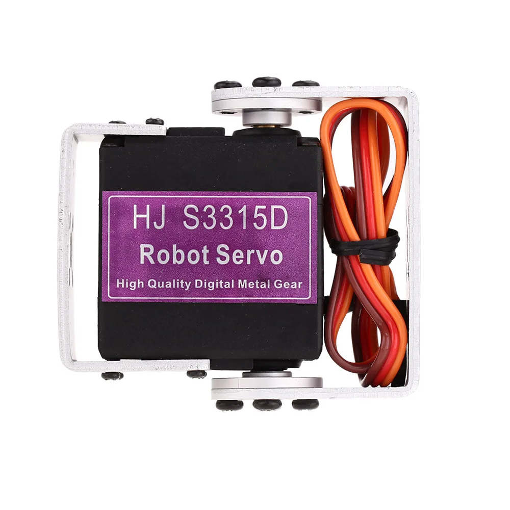 

S3315D Hight Performance Full Metal 15KG Torque Brushed Motor 180degree Rotating RC Servo Digital Servo for RC Car Robot
