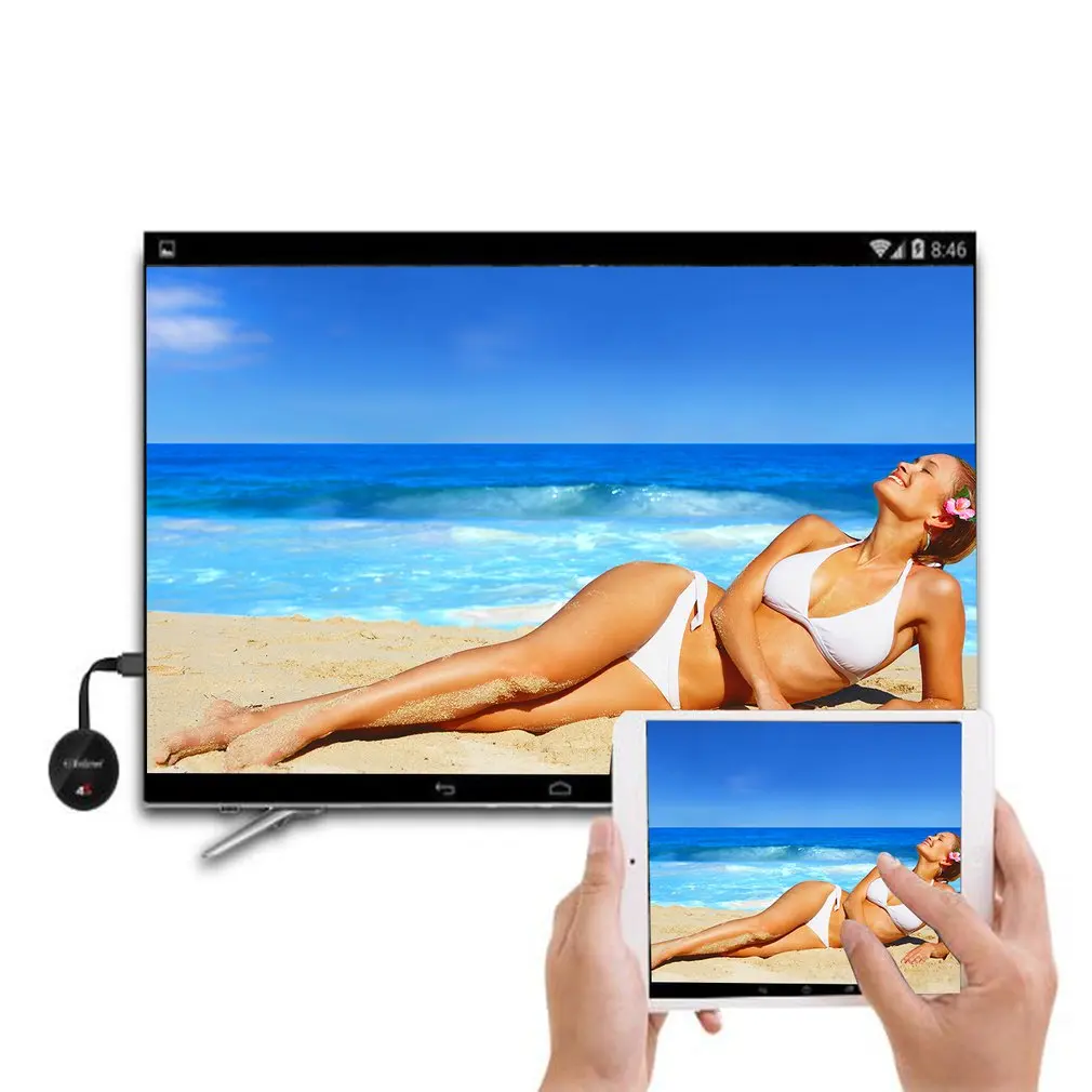 G7 Chromecast хромированный литой ультра 4K цифровой медиа видео поток HDTV WiFi HDMI высокой четкости высокой производительности дропшиппинг