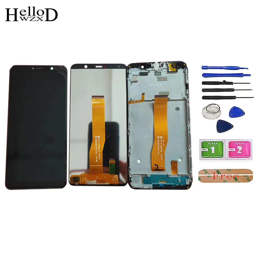 Мобильный ЖК-дисплей Дисплей для Wiko Y80 Y 80 + сенсорный датчик экрана в сборе