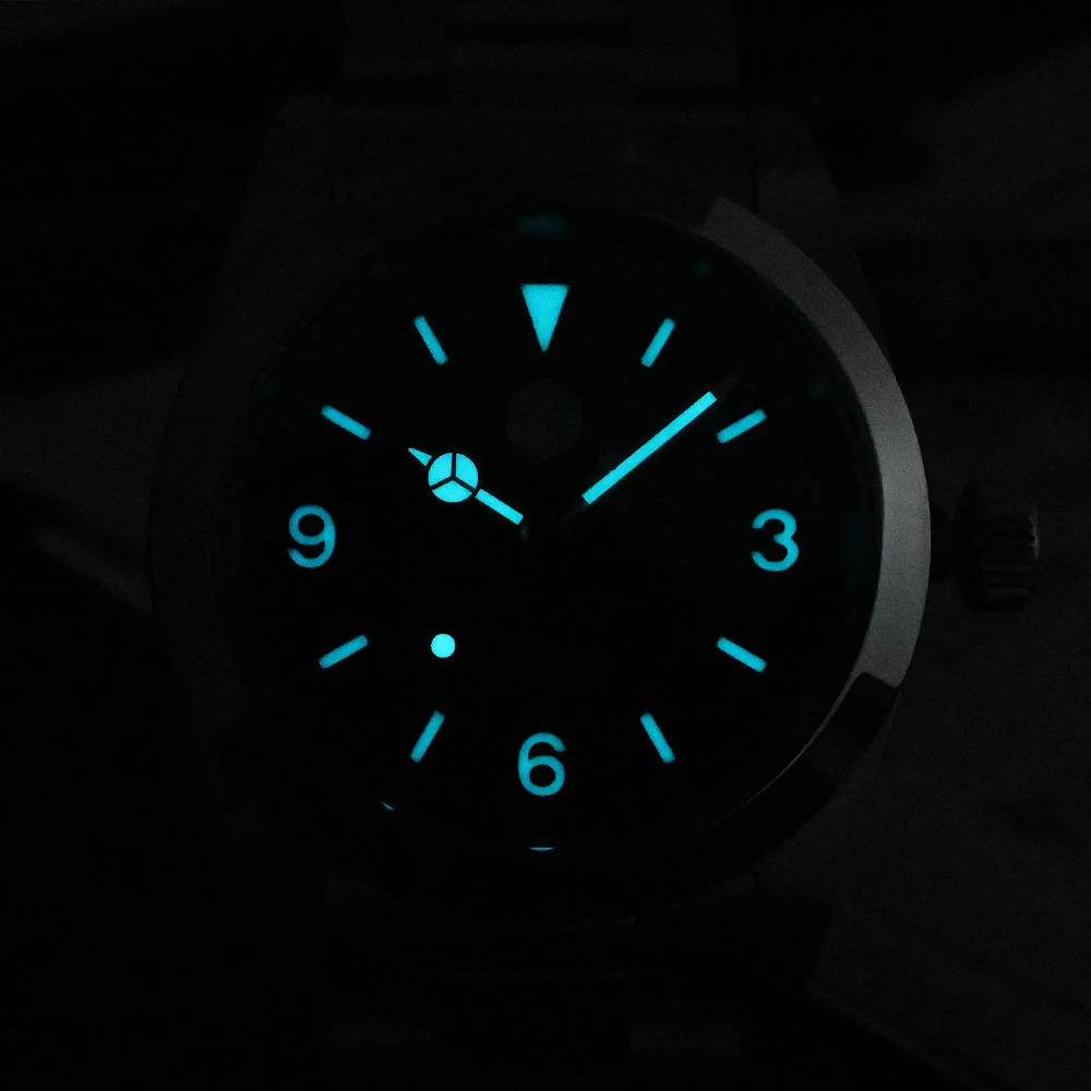 San Martin 36mm Explore Series Vintage Men Sport Watch Luxury Sapphire PT5000 Automatic Mechanical Self Winding Waterproof 100m