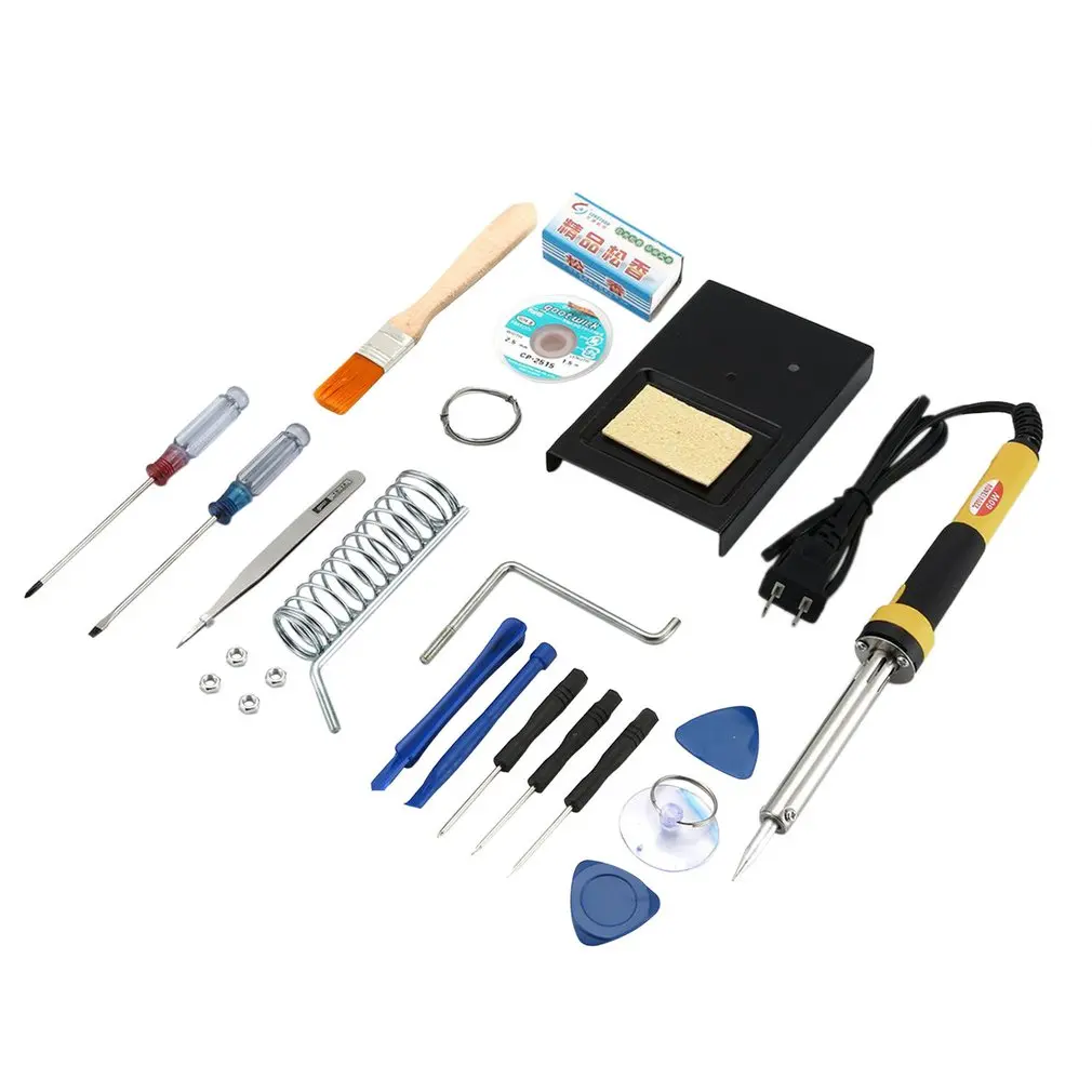 

60W Electric Soldering Iron Solder Station Kit For Circuit Board Computer Mobile Phone Repair Soldering Iron Tool Kit