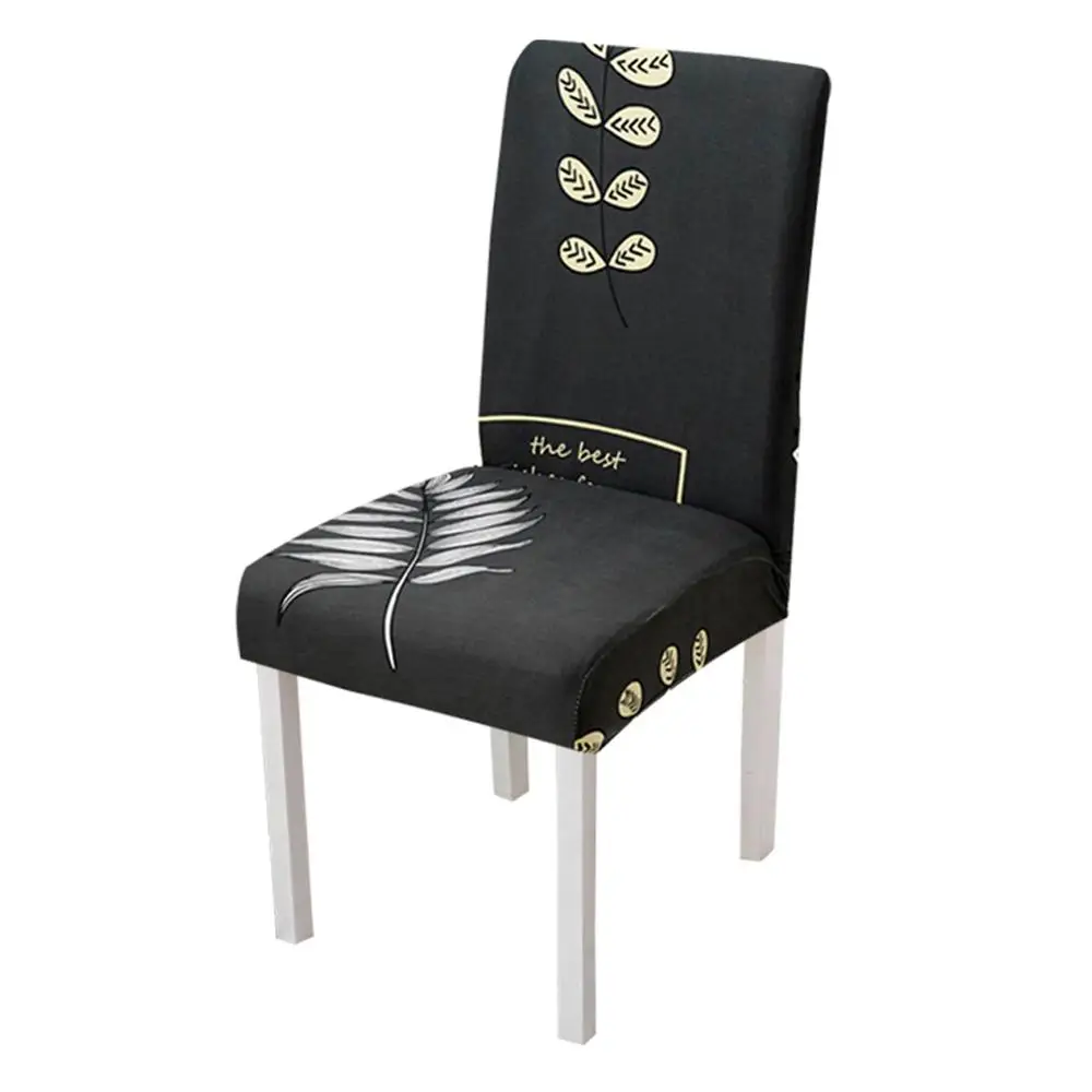 Meijuner чехол для кресла спандекс ткань чехол для стула принт стрейч съемный моющийся стул протектор чехол для комнаты банкет Y393 - Цвет: color5