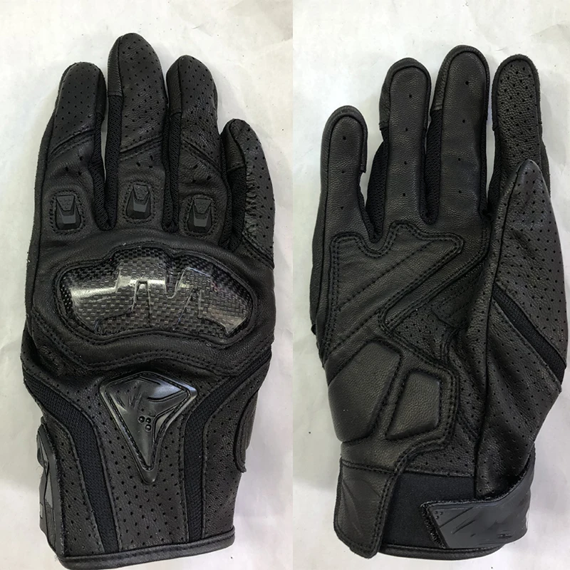 Мужские мотоциклетные перчатки RST 390 дышащие кожаные из перфорированного