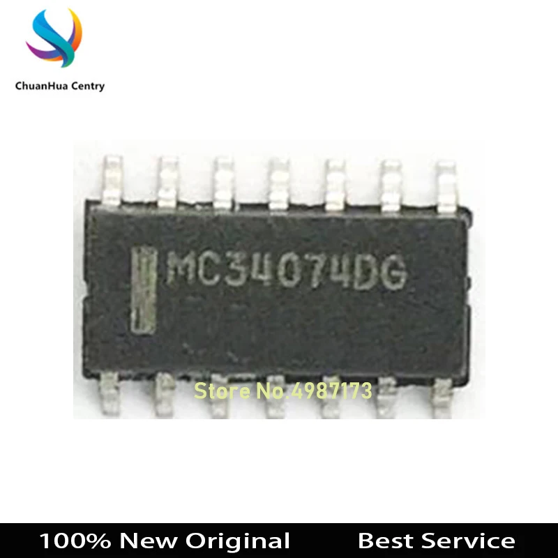 

10 шт. MC34074DR2G SOP14 100% новая Оригинальная фотография