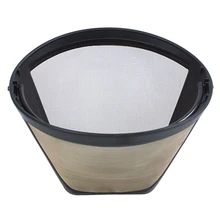 1 шт. Перманентный многоразовый#4 конусная форма кофе фильтр сетчатая корзина из нержавеющей стали