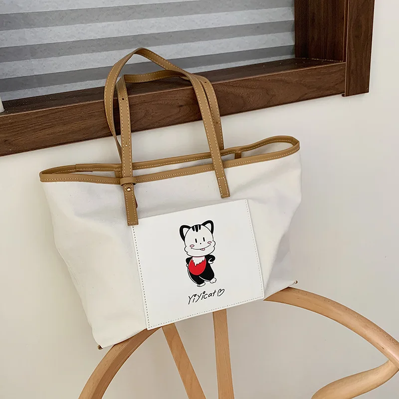 

Canvas Bag 2020 New Korean Version of the Wild Bulk Bag Shoulder Messenger women bag tote bag