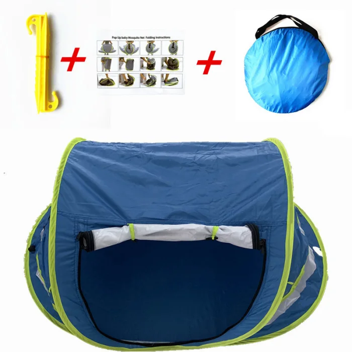 Newly Baby Kid Beach Tent Folding Sun Protection Portable Travel Tent Infant Sun Shelters Mosquito Net MS88