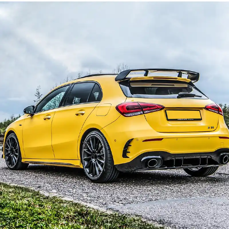 For Mercedes Benz W177 Hatchback A Class A180 A200 A250 A260 A45 Amg 2019 2020 Abs Plastic Black Red Color Rear Spoiler Wing Spoilers Wings Aliexpress