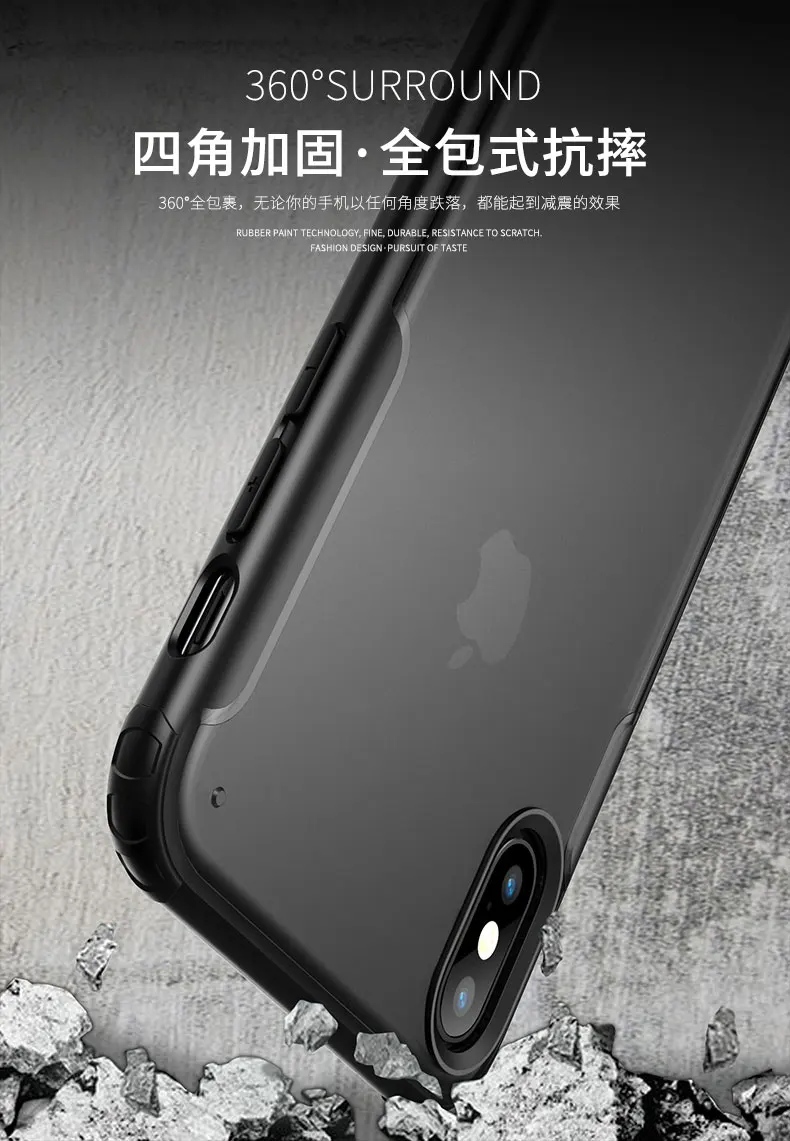 OUDINI для Apple iPhone XS чехол полупрозрачный чехол для iPhone XS цветной светильник Мягкий силикон