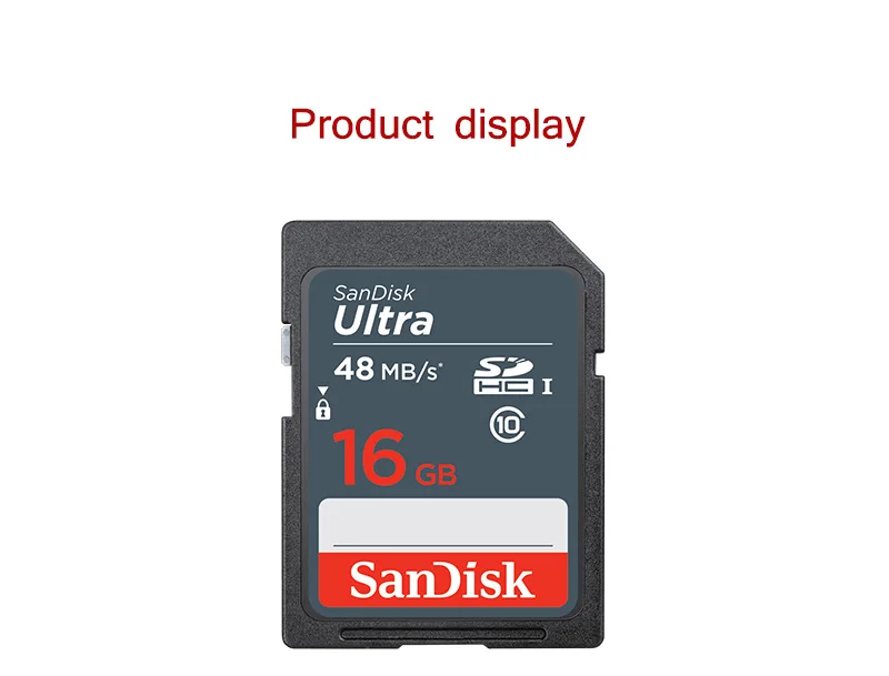 SanDisk Ultra SD карта 32 Гб 16 Гб SDHC высокая скорость 48 м/с класс 10 UHS-I карта памяти для камеры