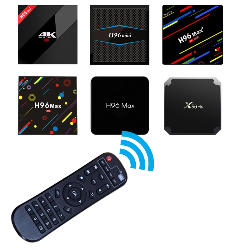 H96 Remote Control for Android TV box be applicable H96/H96 PRO/H96 PRO +/H96 MAX H2/H96 MAX PLUS/H96 MAX X2/ X96 MINI/ X96 .etc
