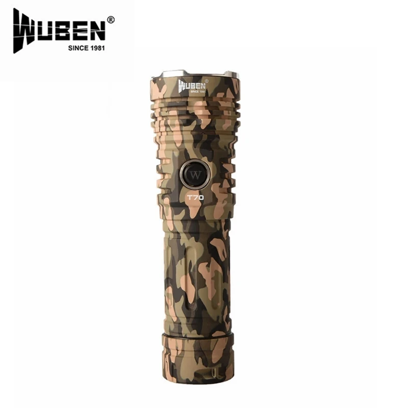 Wuben T70 XHP70.2 Светодиодный прожектор типа C с USB высокой мощности прожекторы дальнего